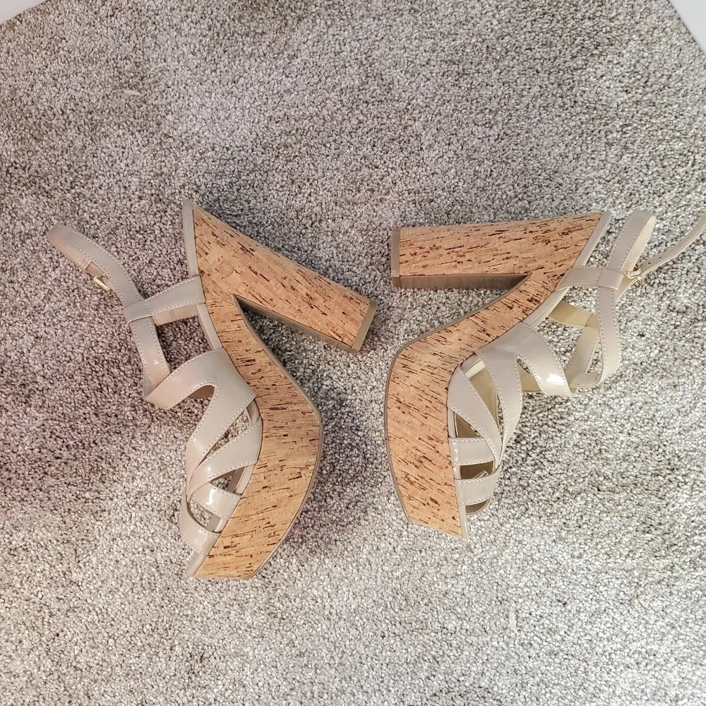 Nine west chunky heels